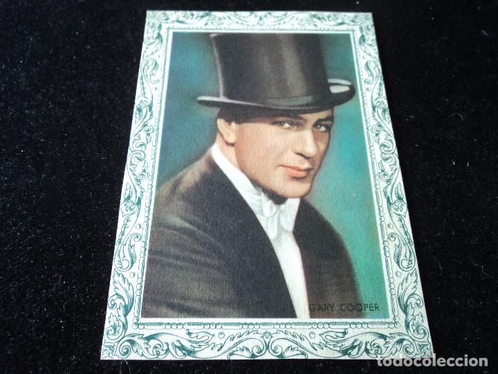 Cine: gary cooper publicidad de crema caffarena marco de filigrana 15 x 10 cm