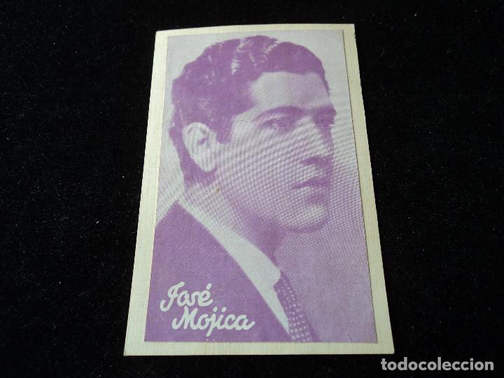 Cine: jose mojica 12 x 8 cm PEGADO SOBRE TARJETA