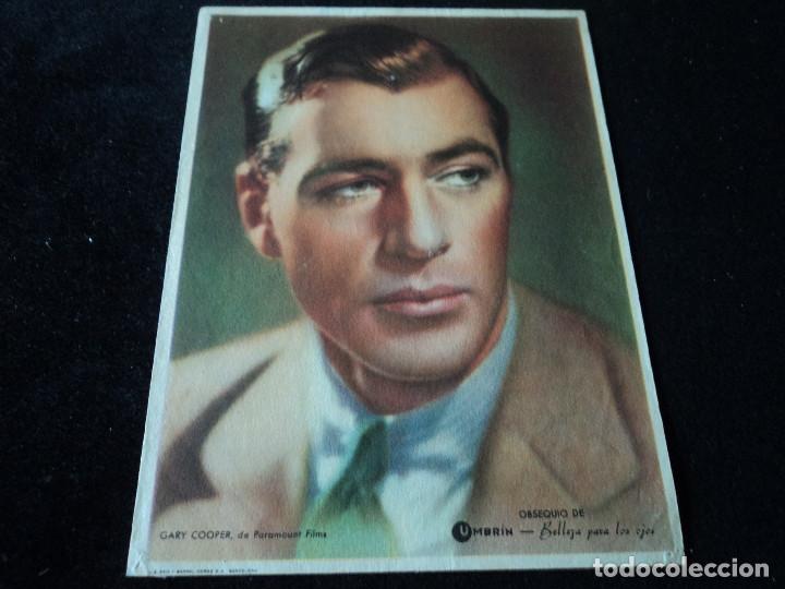 Cine: LAMINA GARY COOPER OBSEQUIO DE UMBRIN BELLEZA PARA LOS OJOS 19 X 14 CM