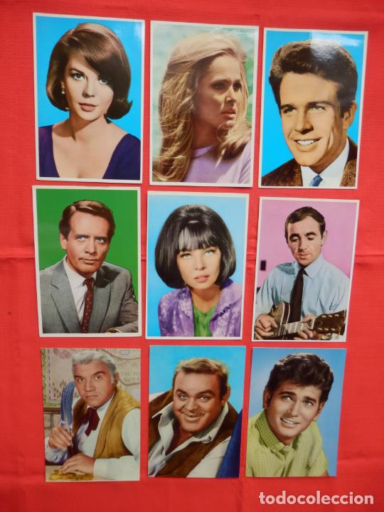 Kino: lote 9 postales actores y actrices archivo bermejo, a&ntilde;os 60 Bonanza 3