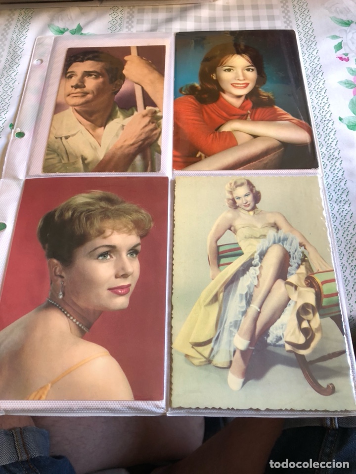 Cinema: Lote de 8 foto-postales de cine