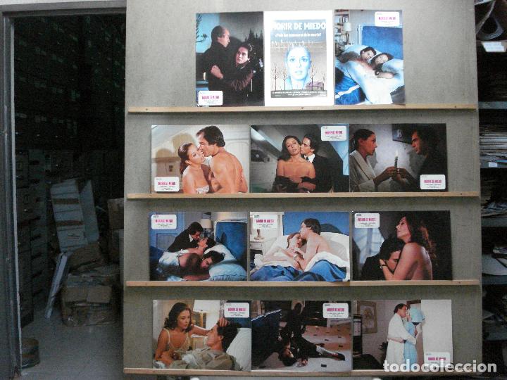 Kino: SCDO 059 MORIR DE MIEDO MONICA RANDALL SIMON ANDREU SET COMPLETO 12 FOTOCROMOS ORIGINAL ESTRENO