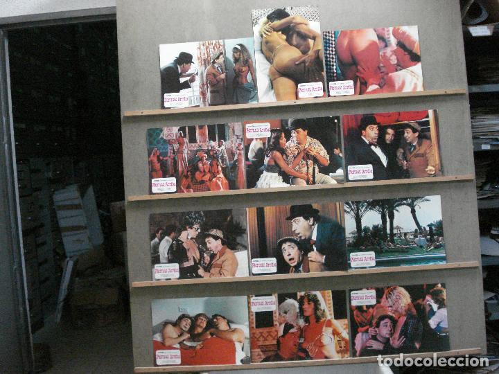 Kino: AAI82 PIERNAS ARRIBA JOSE CARABIAS TITO GARCIA SET COMPLETO 12 FOTOCROMOS ORIGINAL ESTRENO