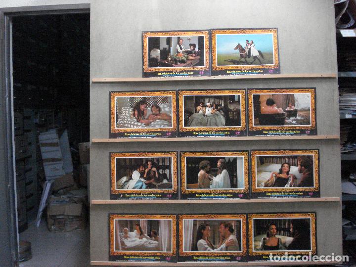 Cinema: AAK08 LAS DELICIAS DE LOS VERDES A&Ntilde;OS MARIA JOSE CANTUDO SET COMPLETO 12 FOTOCROMOS ORIGINAL ESTRENO
