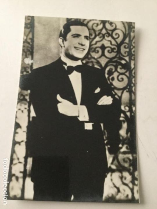 Cine: Postal carlos gardel - 9x13 cm.