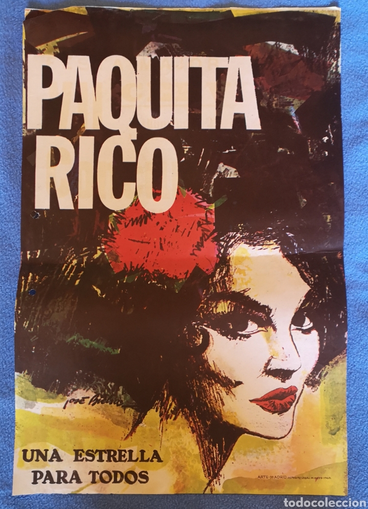 Cine: PAQUITA RICO - 49 X 32 - 1965