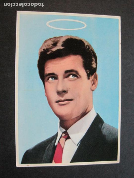 Cine: ROGER MOORE-EL SANTO-ARCHIVO BERMEJO-POSTAL ANTIGUA-(V-20.305)