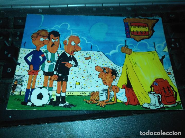 Kino: HAGA SU OFERTA - Postal DIBUJOS FUTBOL MUNDIAL DE ESPA&Ntilde;A 82 - 1982