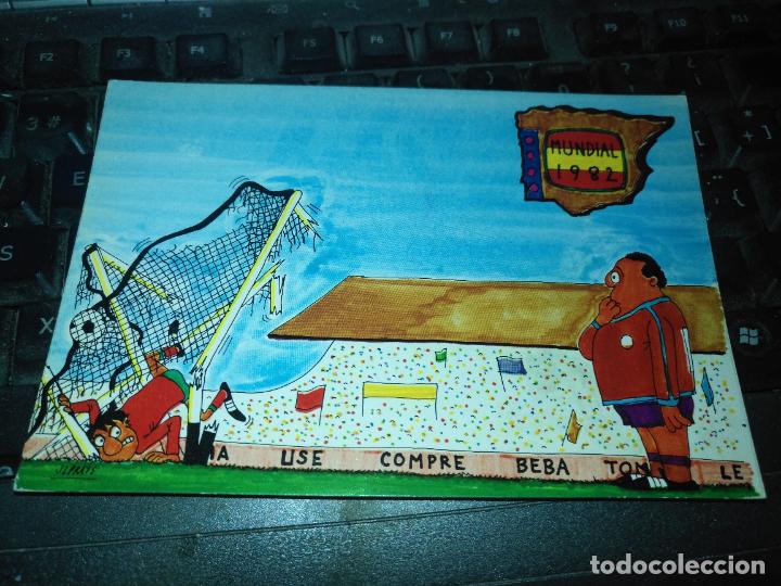 Kino: HAGA SU OFERTA - Postal DIBUJOS FUTBOL MUNDIAL DE ESPA&Ntilde;A 82 - 1982