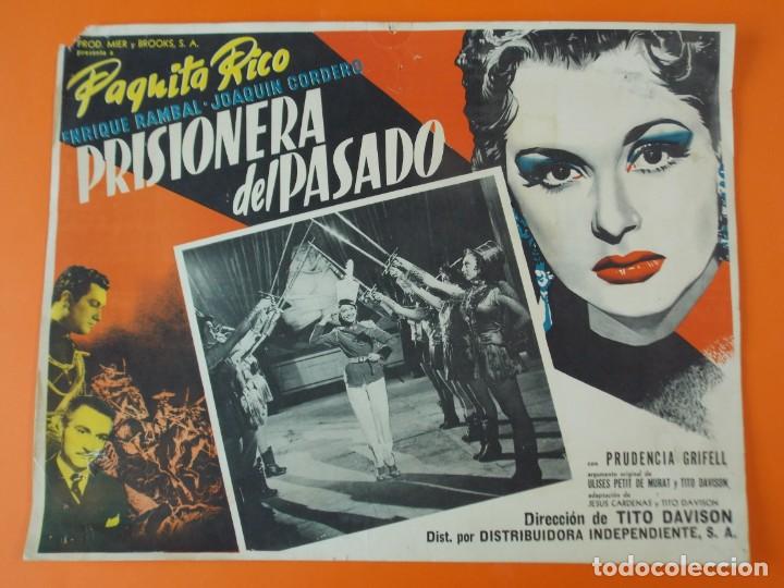 Cine: PRISIONERA DEL PASADO, PAQUITA RICO - A&Ntilde;O 1954 - LOBBY CARD... L1228
