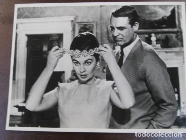 Cine: pagina en blanco - foto original b/n - jean simmons cary grant