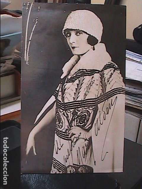 Cine: FOTOGRAFIA DE ACTRIZ MARY ALDEN. 1920. PRINCIPIOS DE HOLLYWOOD. AUTOGRAFIADA.