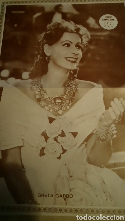 Cine: Greta . Garbo poster 28 x 38