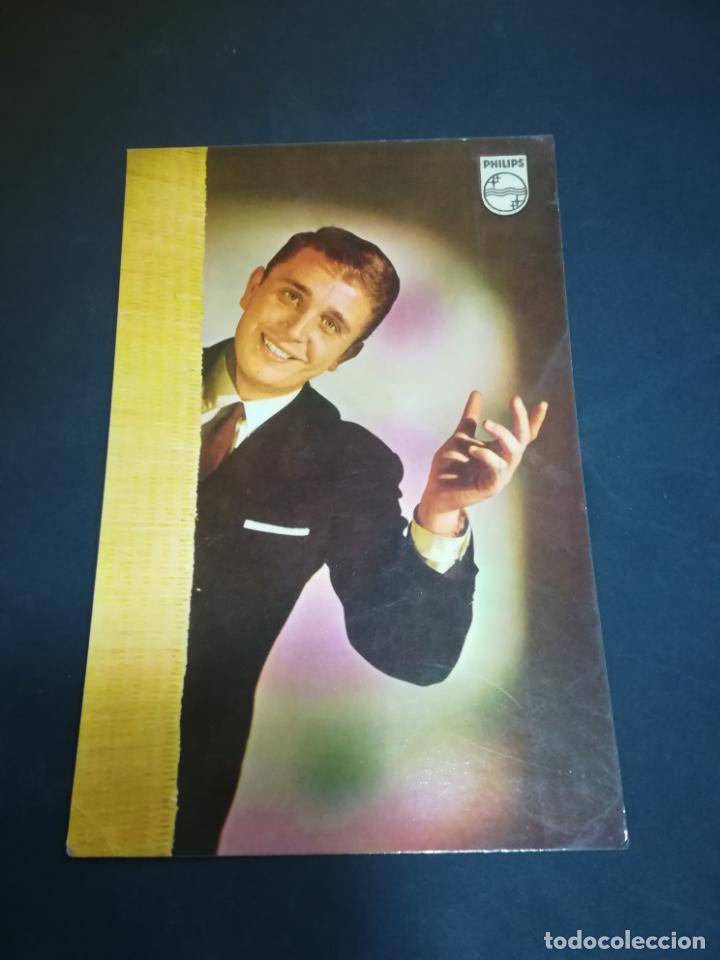 Kino: TARJETA DE PRESENTACI&Oacute;N. IMAGEN DE ARTISTA JAIME MOREY. 10 X 15CM. FIRMA