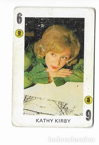 Cine: CROMO TELE BANCO CANCION: * KATHY KIRBY * (CANTANTE INGLESA, ENGLISH SINGER)