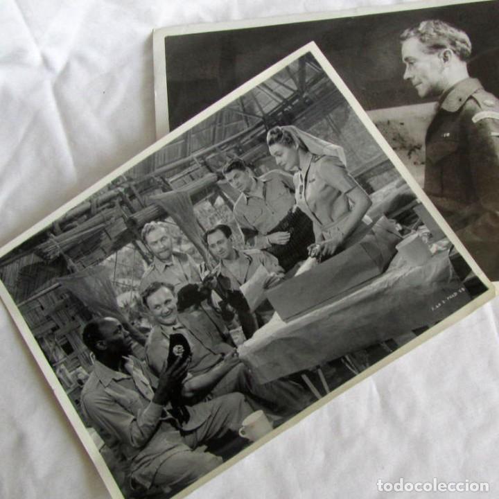 Cinema: 2 fotograf&iacute;as de la pel&iacute;cula The Hasty Heart, Ralph Michael, Ronald Reagan, Patricia Neal,...