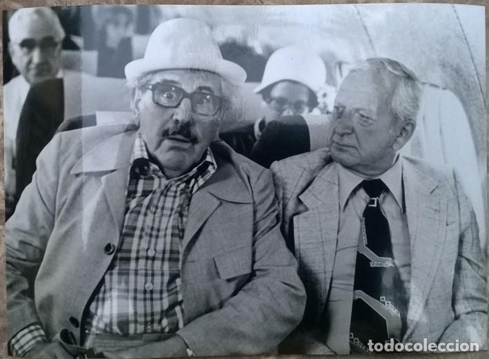 Cine: foto de Abdruck Honorarfrei: Der Geheimnister&auml;ger, 1975 Willy Millowitsch/ Gunter Phillip 13 x 18 cm