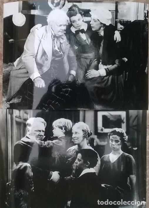 Cine: 2 fotos de Abdruck Honorarfrei: David Copperfield Freddie Bartholomew/ Edna May Oliver/ Lennon Pawle