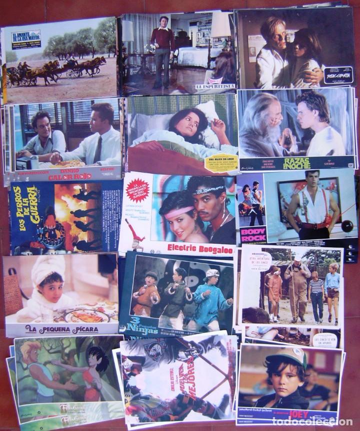 Kino: Lote de 70 fotocromos de 16 pel&iacute;culas