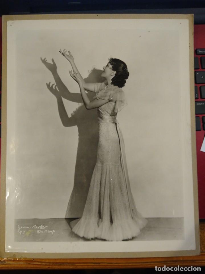 Cine: Fotograf&iacute;a actriz Jean Parker. 25 x 20 cm ( solo foto).