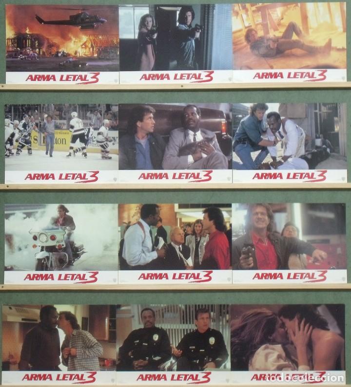 Cine: SCDO 116 ARMA LETAL 3 MEL GIBSON DANNY GLOVER JOE PESCI SET COMPLETO 12 FOTOCROMOS ORIGINAL ESTRENO
