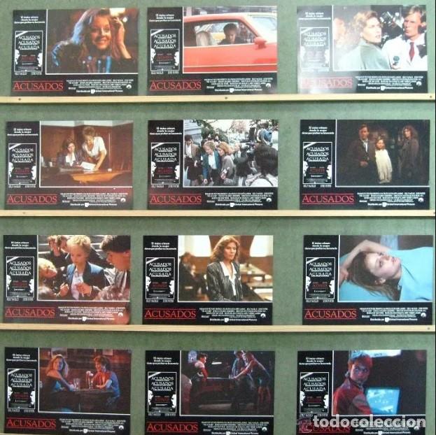 Cine: SCDO 151 ACUSADOS JODIE FOSTER KELLY MCGILLIS SET COMPLETO 12 FOTOCROMOS ORIGINAL ESTRENO