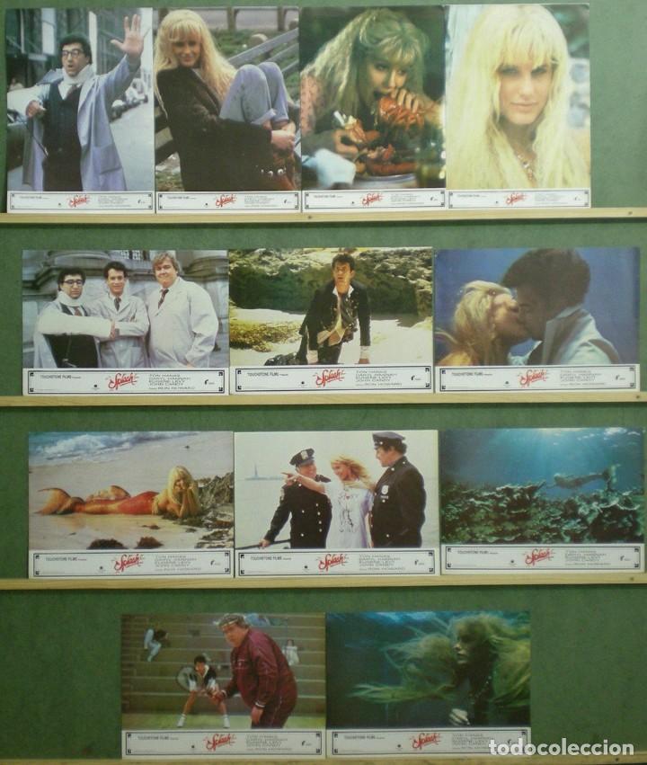 Cine: SCDO 163 UNO DOS TRES SPLASH TOM HANKS DARYL HANNAH RON HOWARD SET 12 FOTOCROMOS ORIGINAL ESTRENO