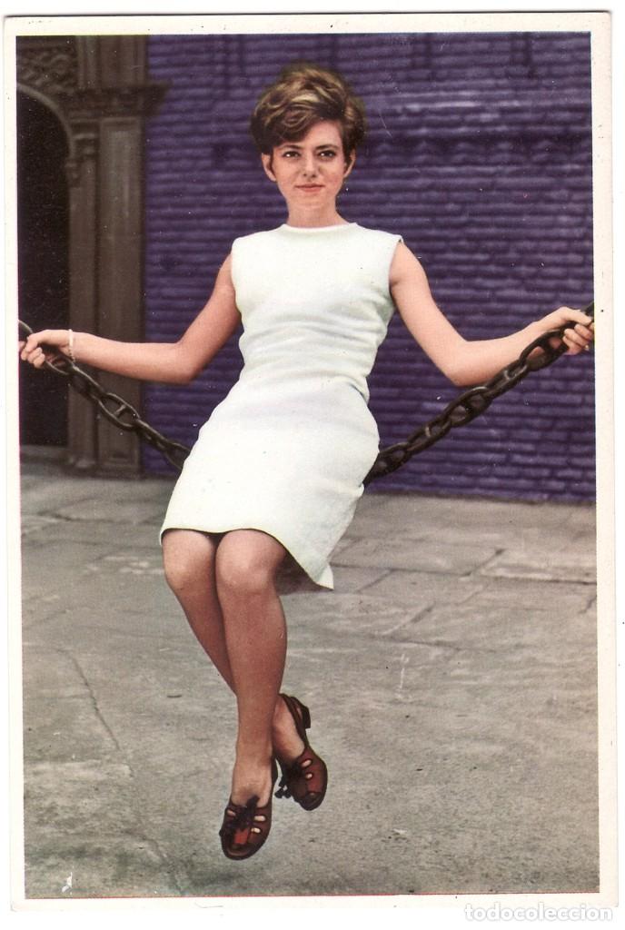 Cinema: TARJETA POSTAL ARTISTAS DE CINE RITA PAVONE 344-V. POSTALES RECUADRO BLANCO