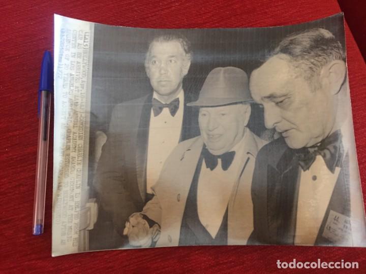 Cine: F8850 FOTO FOTOGRAFIA ORIGINAL PRENSA CHARLOT CHARLES CHAPLIN EN LOS ANGELES