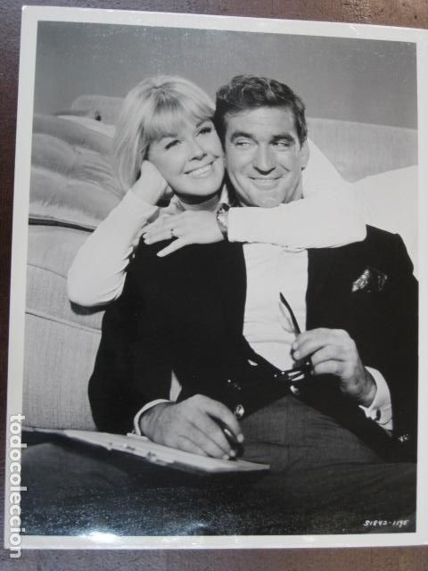Cine: The Glass Bottom Boat - foto original b/n - rod taylor doris day una sirena sospechosa