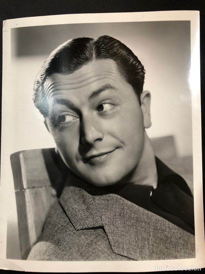 Cine: Foto original MGM de robert Young.foto Clarence sinclair Bull 25 x 20 cm