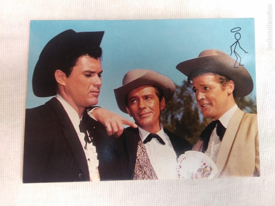 Cine: POSTAL A&Ntilde;OS 70/EL SANTO-ROGER MOORE/NUEVA!!!!!.