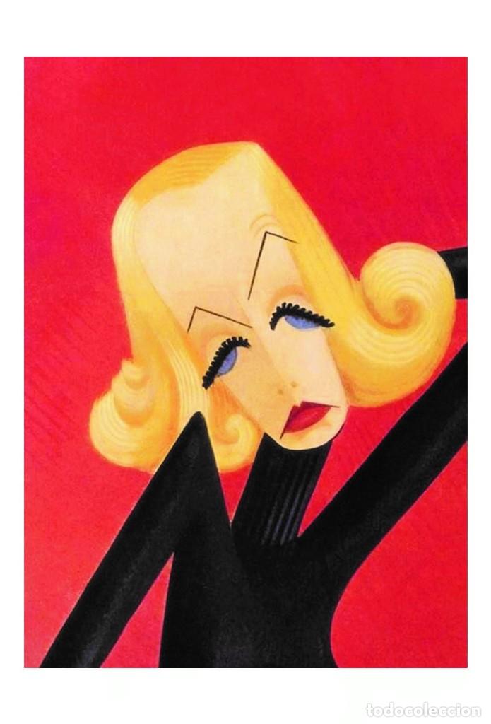 Cine: GRETA GARBO POSTCARD DRAWING-18