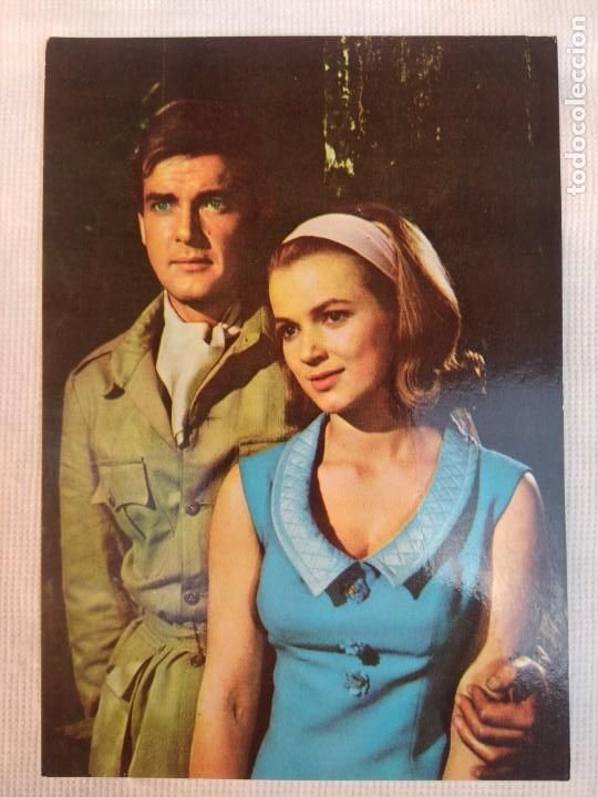Cine: POSTAL A&Ntilde;OS 70/ROGER MOORE/NUEVA!!!!!.