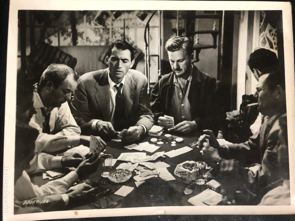 Cine: Foto original de gregory peck vacaciones en roma 24 x 18 cm