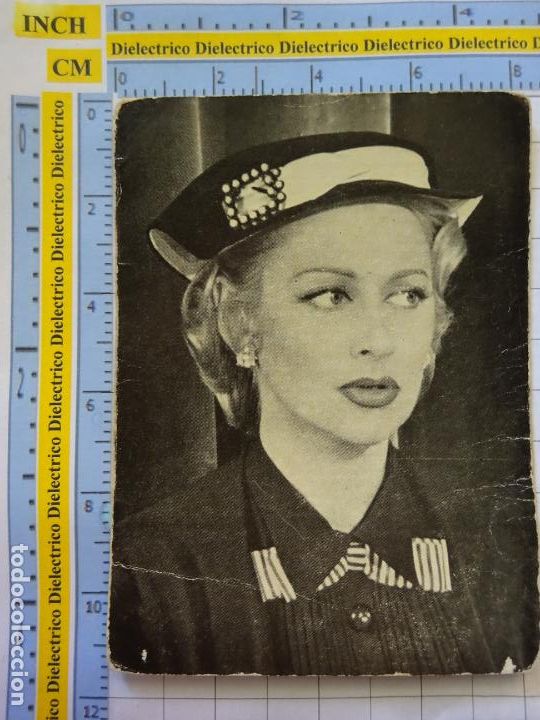 Kino: TARJETA FOTO POSTAL CINE. ACTORES ACTRICES. TARJETAS REVISTA FLORITA. 16 MARTINE CAROL