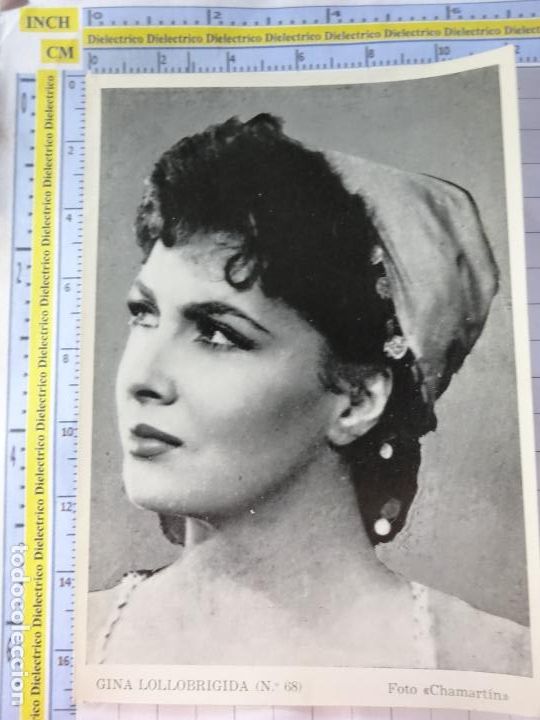 Cin&eacute;ma: FOTO DE CINE. ACTORES ACTRICES HOLLYWOOD. OBSEQUIO REVISTA FLORITA. 68 GINA LOLLOBRIGIDA