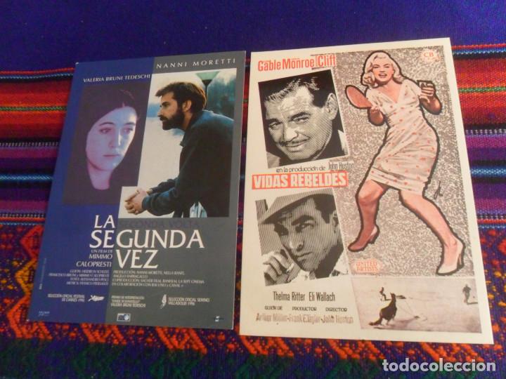 Cine: SIN USO POSTAL VIDAS REBELDES N&ordm; 2 EDITIONS MERCURI. MARILYN MONROE. REGALO LA SEGUNDA VEZ. RARA.