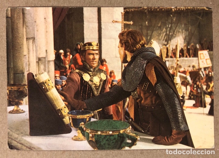 Kino: EL CID N&deg; 7. TARJETA PEL&Iacute;CULA(EDICIONES TARJEFHER 1965). COLECCI&Oacute;N &ldquo;PEL&Iacute;CULAS FAMOSAS&rdquo;.
