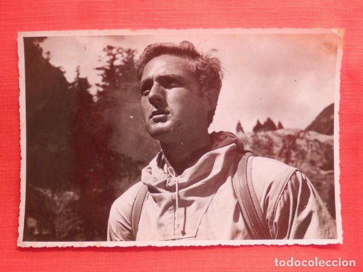 Cine: mario berriatua, fotografia blanco y negro original brillo, 1951, 17,5 x 11,5 cms.