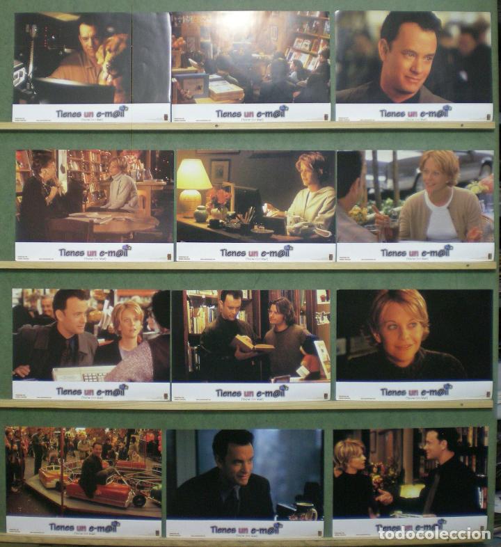 Cinema: AAM48 TIENES UN E-MAIL TOM HANKS MEG RYAN SET COMPLETO 12 FOTOCROMOS ORIGINAL ESTRENO