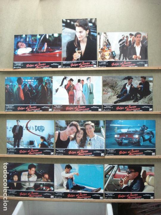 Cine: AAM61 GOLPE AL SUE&Ntilde;O AMERICANO ANDREW MCCARTHY JAMI GERTZ SET COMPLETO 12 FOTOCROMOS ORIG ESTRENO