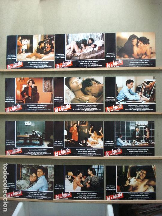 Cinema: AAM64 LA JAULA LAURA ANTONELLI BLANCA CRISTINA MARSILLACH SET COMPLETO 12 FOTOCROMOS ORIG ESTRENO