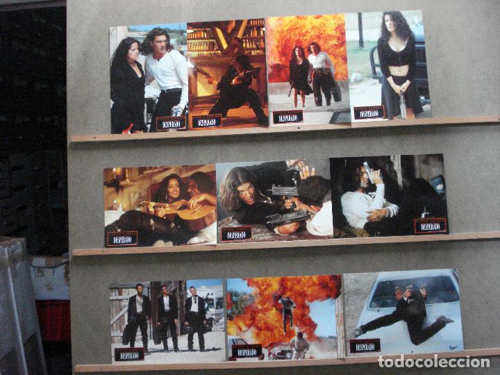 Cinema: AAM81 DESPERADO ROBERT RODRIGUEZ ANTONIO BANDERAS SALMA HAYEK SET 10 FOTOCROMOS ORIGINAL ALEMAN