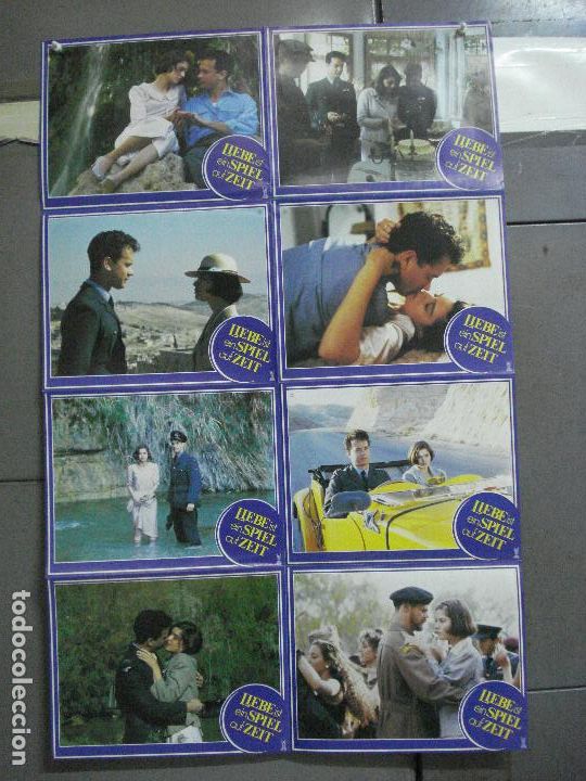 Cin&eacute;ma: AAN00 MIL VECES ADIOS TOM HANKS CRISTINA MARSILLACH SET 8 FOTOCROMOS ORIGINAL ALEMAN