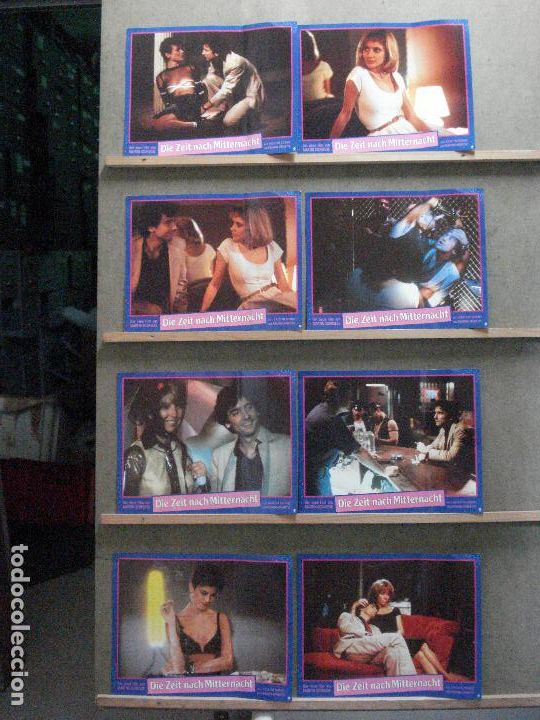 Cine: AAN04 AFTER HOURS JO QUE NOCHE MARTIN SCORSESE ROSANNA ARQUETTE SET 8 FOTOCROMOS ORIGINAL ALEMAN