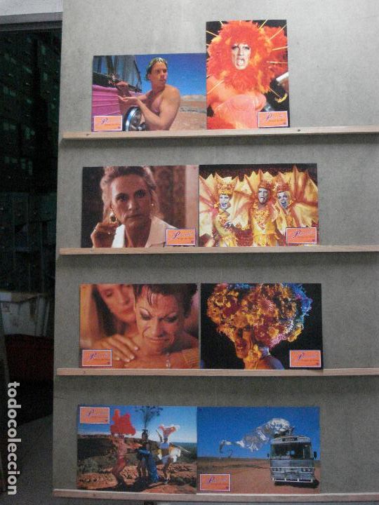 Cinema: AAN06 LAS AVENTURAS DE PRISCILLA REINA DEL DESIERTO GAY CULT SET 8 FOTOCROMOS ORIGINAL ALEMAN
