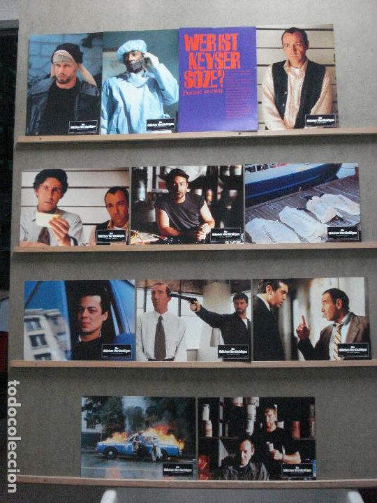 Kino: AAN07 SOSPECHOSOS HABITUALES KEVIN SPACEY GABRIEL BYRNE SET 12 FOTOCROMOS ORIGINAL ALEMAN