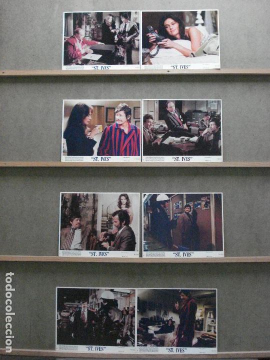 Cine: AAN13 EL TEMERARIO IVES CHARLES BRONSON JACQUELINE BISSET SET 8 FOTOCROMOS ORIGINAL AMERICANO
