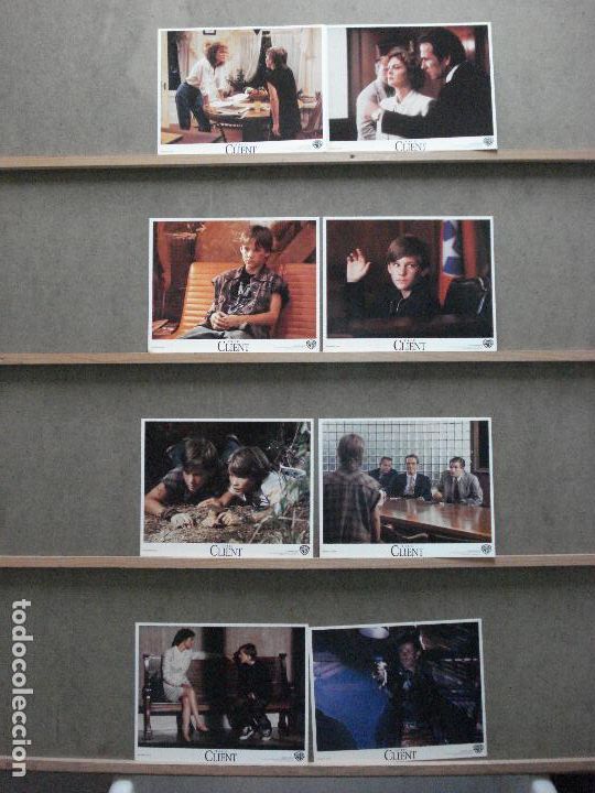 Cine: AAN14 EL CLIENTE SUSAN SARANDON JOHN GRISHAM SET 8 FOTOCROMOS ORIGINAL AMERICANO